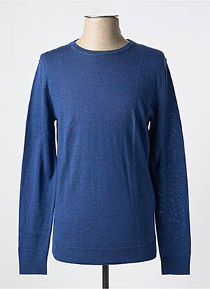 Pull stretch manches longues bleu SELECTED homme