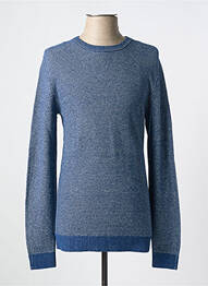 Pull stretch manches longues bleu SELECTED homme