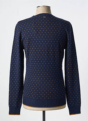 Pull stretch manches longues bleu IZAC homme