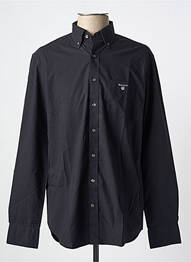 Chemise manches longues manches longues noir GANT homme