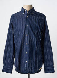 Chemise manches longues imprimé fantaisie bleu GANT homme
