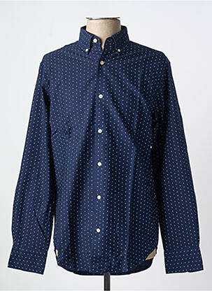 Chemise manches longues imprimé fantaisie bleu GANT homme