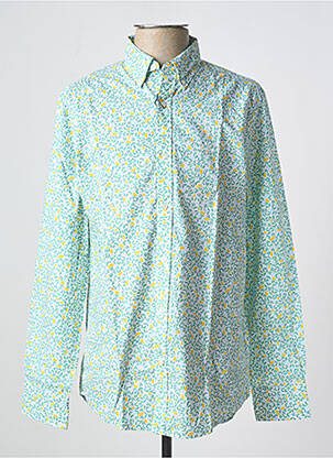 Chemise manches longues manches longues vert GANT homme