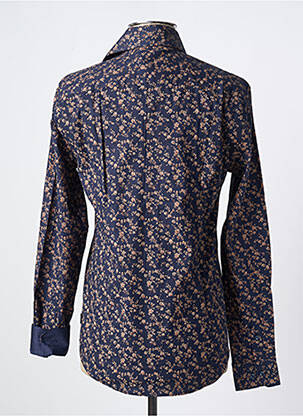 Chemise manches longues manches longues bleu IZAC homme
