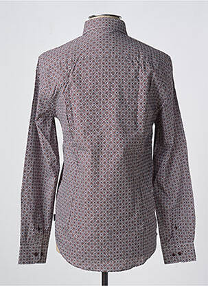 Chemise manches longues manches longues rouge IZAC homme