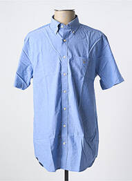 Chemise manches courtes poches bleu GANT homme