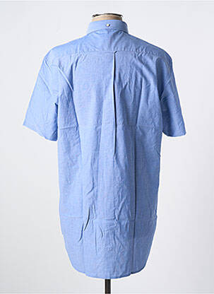Chemise manches courtes poches bleu GANT homme