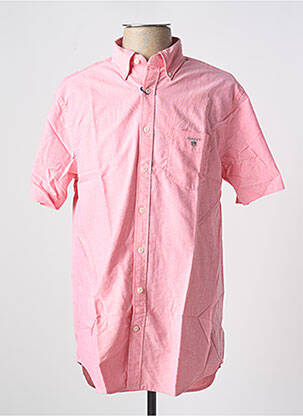 Chemise manches courtes poches rouge GANT homme
