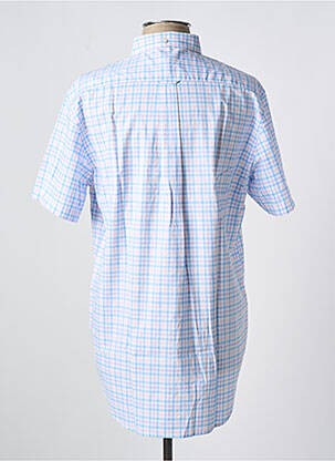 Chemise manches courtes poches bleu GANT SAINTE ANNE homme