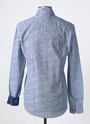 Chemise manches longues bleu IZAC pour homme seconde vue