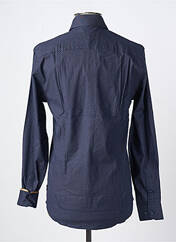 Chemise manches longues bleu IZAC pour homme seconde vue