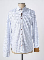 Chemise manches longues bleu IZAC pour homme seconde vue