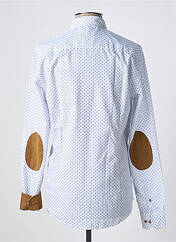 Chemise manches longues bleu IZAC pour homme seconde vue