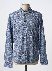 Chemise manches longues bleu IZAC pour homme seconde vue