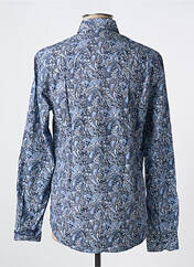 Chemise manches longues bleu IZAC pour homme seconde vue