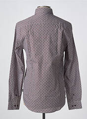 Chemise manches longues rouge IZAC pour homme seconde vue