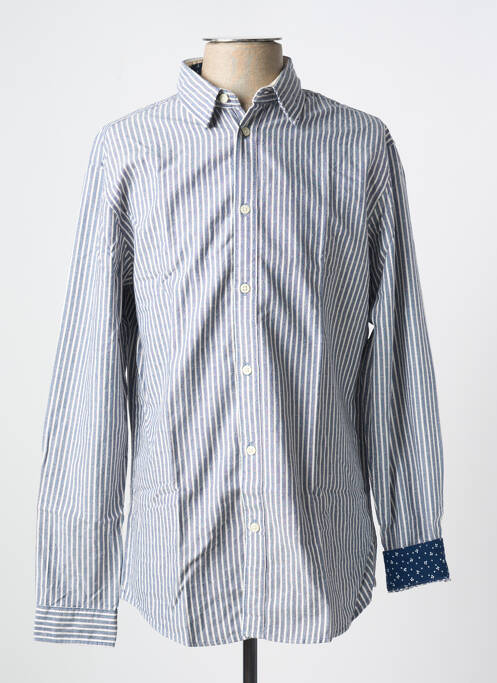 Chemise manches longues manches longues bleu SELECTED homme