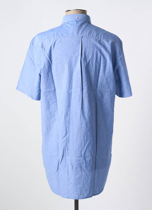 Chemise manches courtes poches bleu GANT homme