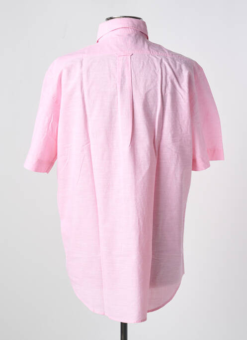 Chemise manches courtes poches rose EDEN PARK homme