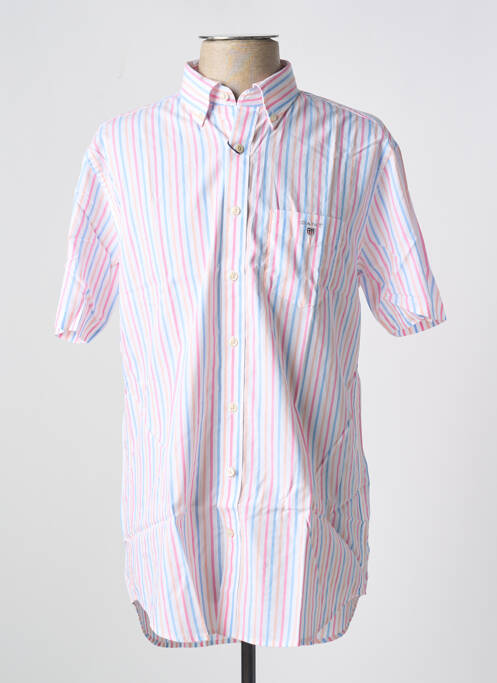 Chemise manches courtes poches rouge GANT homme