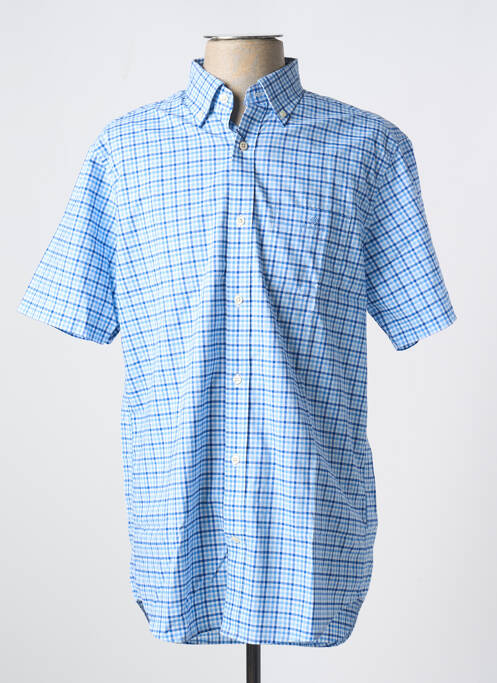 Chemise manches courtes bleu GANT pour homme