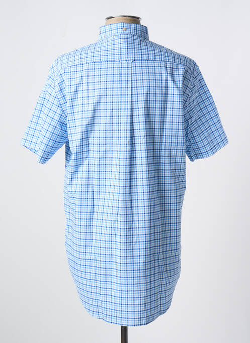 Chemise manches courtes bleu GANT pour homme