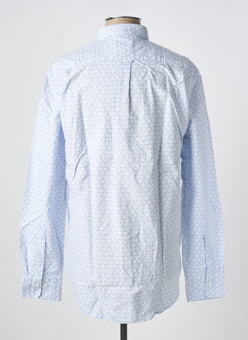 Chemise manches longues bleu GANT pour homme