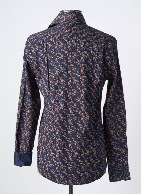 Chemise manches longues bleu IZAC pour homme