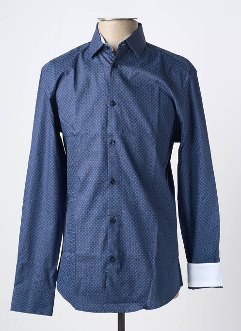 Chemise manches longues bleu SELECTED pour homme