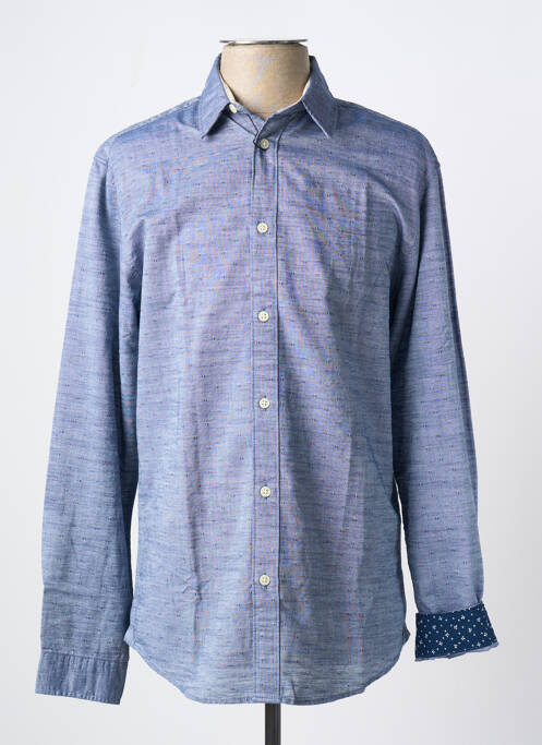 Chemise manches longues bleu SELECTED pour homme