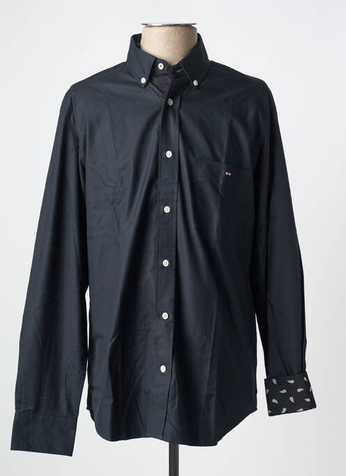 Chemise manches longues noir EDEN PARK pour homme