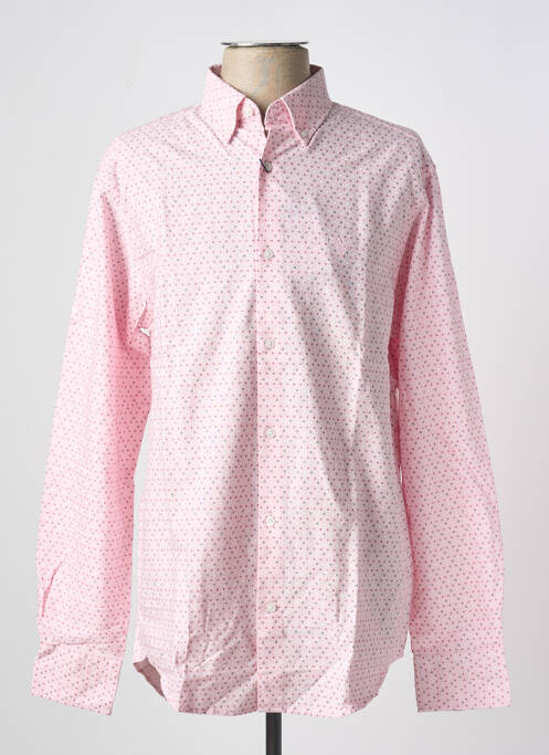 Chemise manches longues rose GANT pour homme