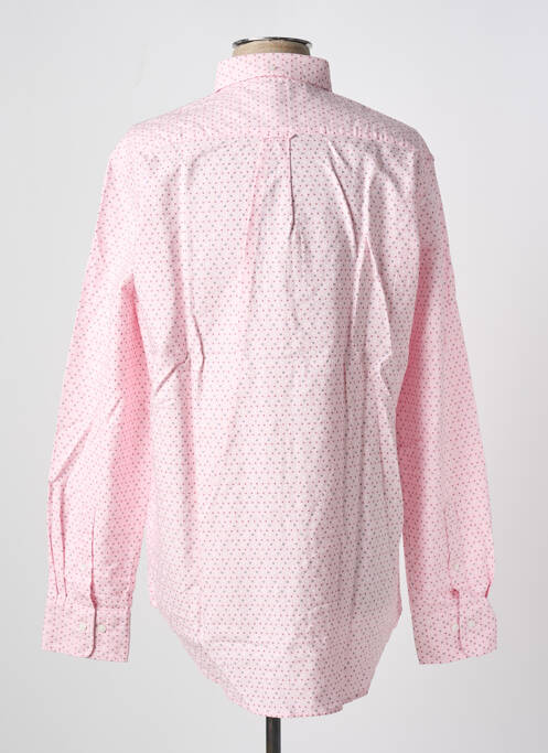 Chemise manches longues rose GANT pour homme