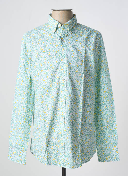 Chemise manches longues vert GANT pour homme