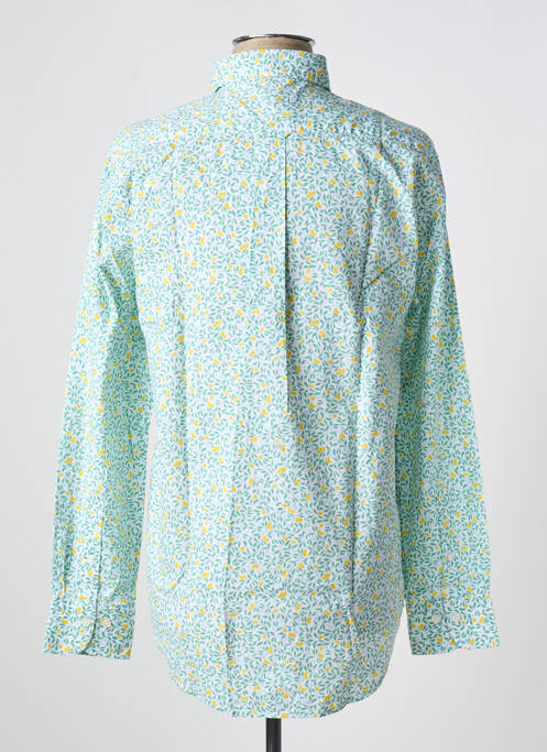 Chemise manches longues vert GANT pour homme