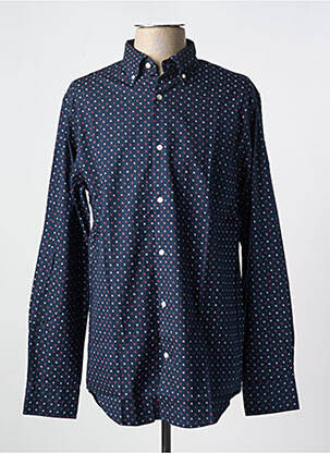Chemise manches longues imprimé fantaisie bleu GANT homme