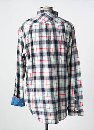 Chemise manches longues poches gris GANT homme