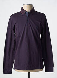 Polo manches longues manches longues rouge IZAC homme