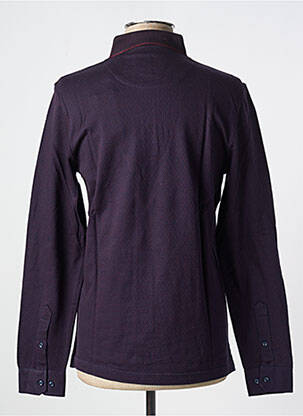 Polo manches longues manches longues rouge IZAC homme