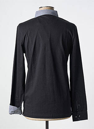Polo manches longues manches longues noir IZAC homme