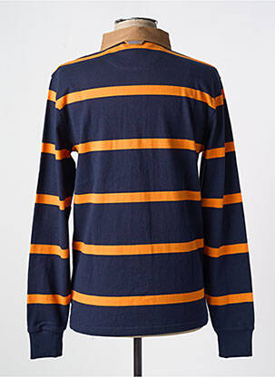 Polo manches longues manches longues bleu GANT homme