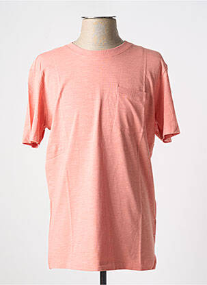T-shirt bio manches courtes rose SELECTED homme