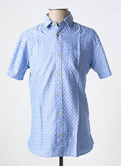 Chemise manches courtes bleu SELECTED pour homme seconde vue