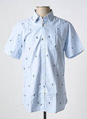 Chemise manches courtes bleu SELECTED pour homme seconde vue