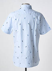 Chemise manches courtes bleu SELECTED pour homme seconde vue