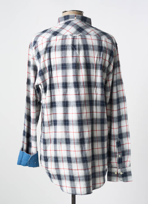 Chemise manches longues imprimé écossais gris GANT homme