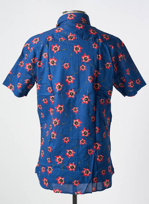 Chemise manches courtes poches bleu SELECTED homme