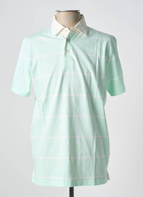 Polo imprimé rayures manches courtes vert GANT homme