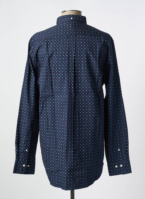 Chemise manches longues bleu GANT pour homme