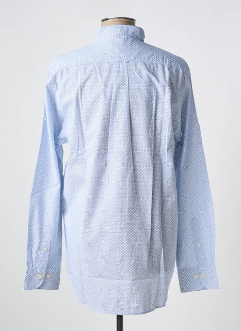 Chemise manches longues bleu GANT pour homme